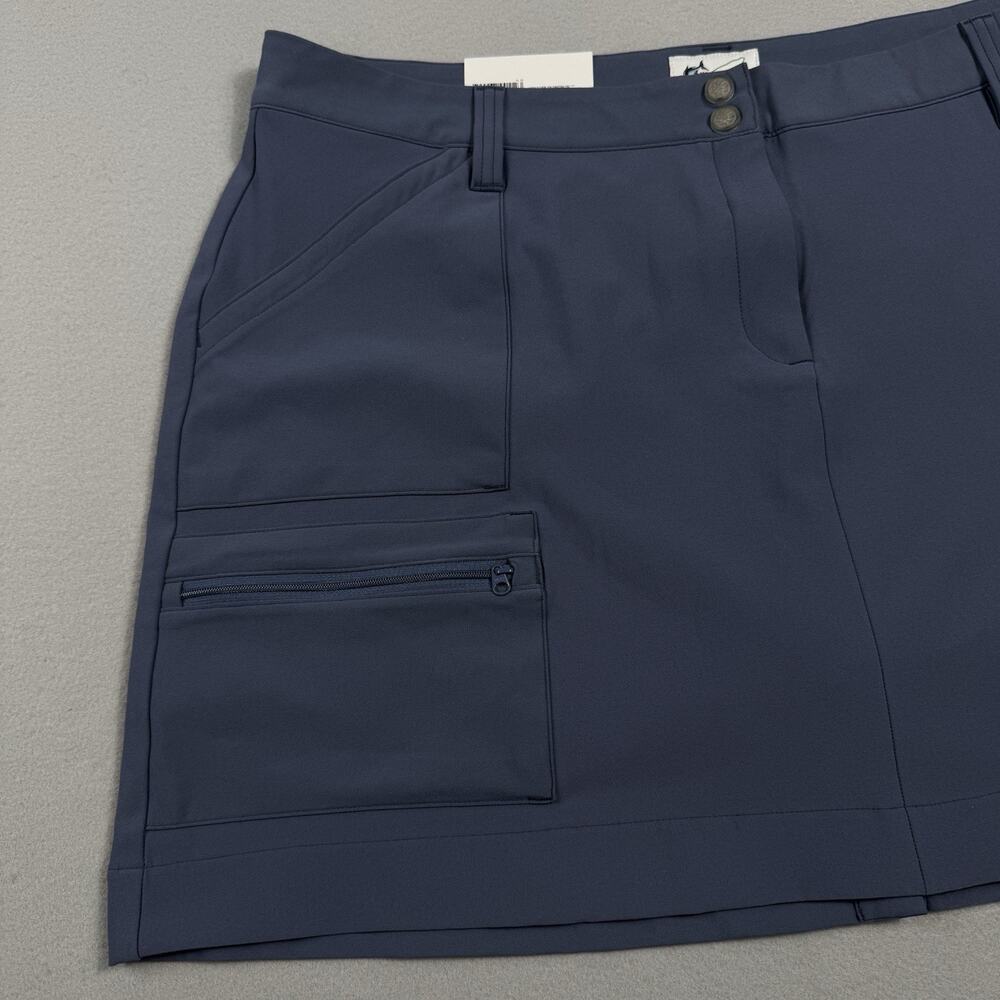 World Wide Sportsman Skort Women Size 18 Blue Stretch Golf Coastal Athletic NWT - Picture 4 of 16